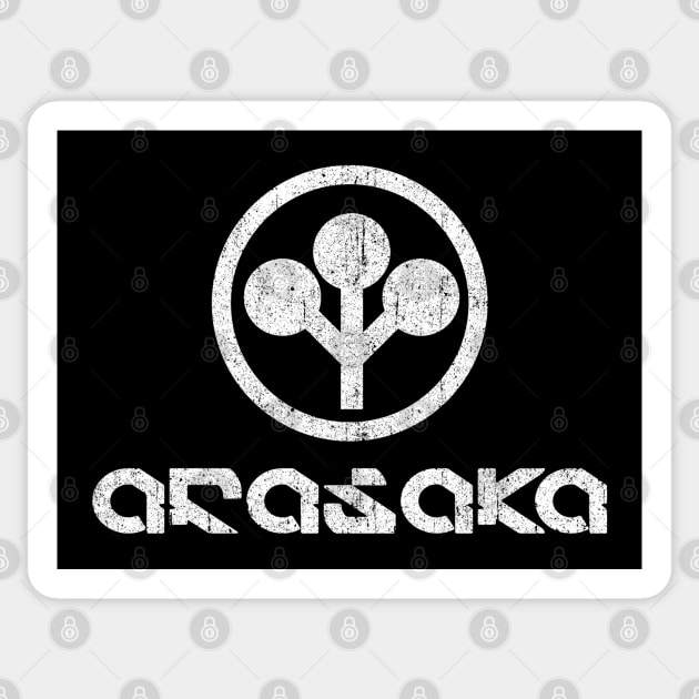 Arasaka Corp (Variant) Sticker by huckblade